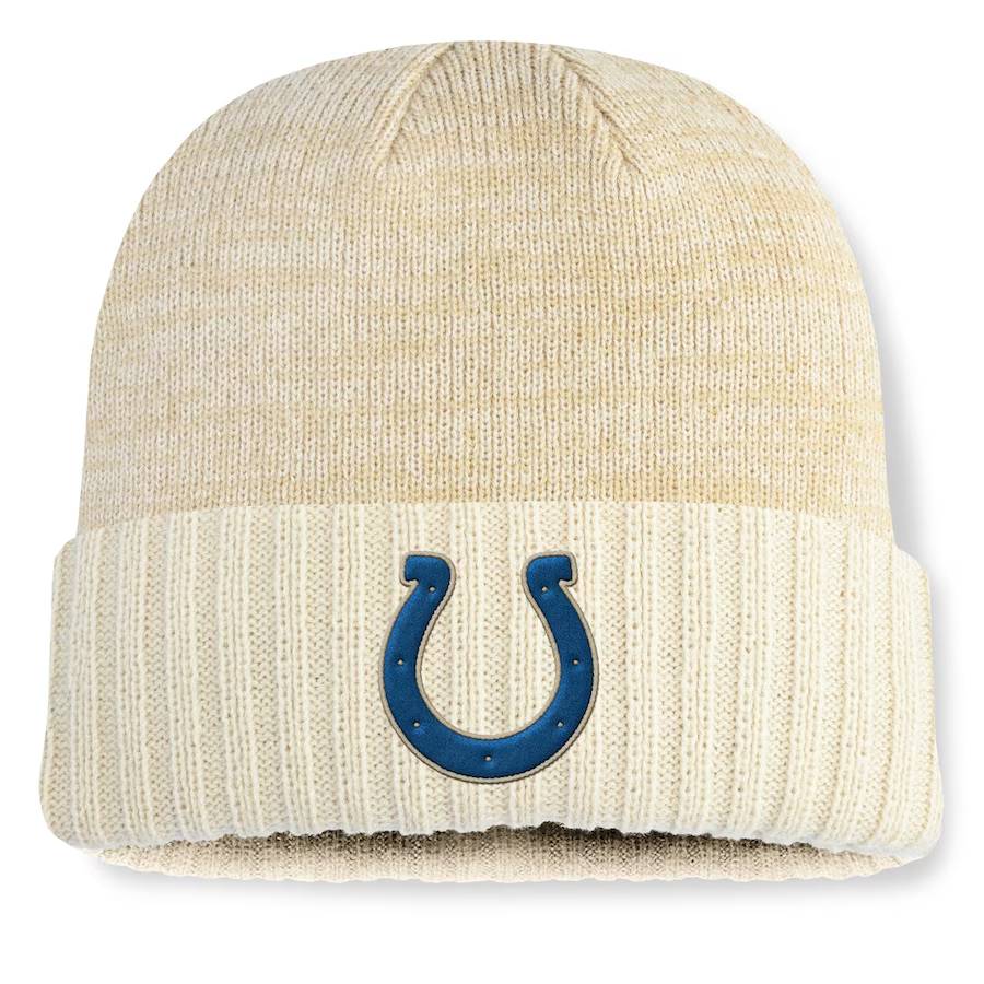 Indianapolis Colts Shop – Discover men8217s fanatics cream indianapolis colts block cuffed knit hat for Every Fan