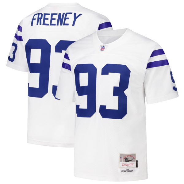 Indianapolis Colts Shop – Discover men8217s mitchell amp ness dwight freeney white indianapolis colts 2006 legacy replica jersey for Every Fan